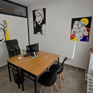 Bureau vitrine - Tarif Horaire